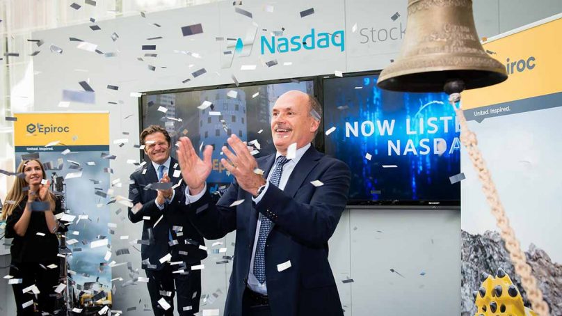 Epiroc se zambulle al mercado Nasdaq para reafirmar su independencia de Atlas Copco