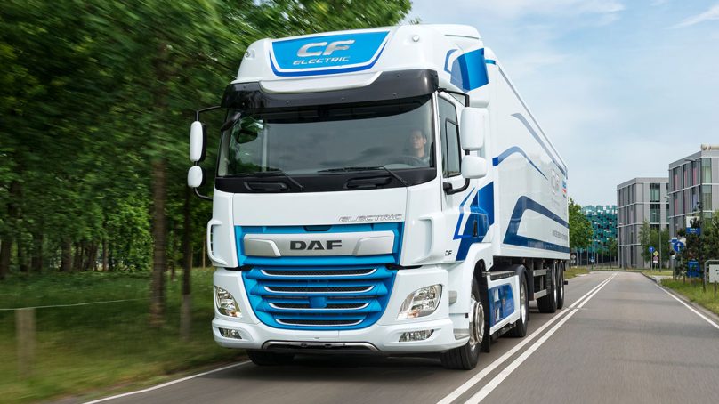 Holandesa DAF pondrá a prueba su primer camión eléctrico