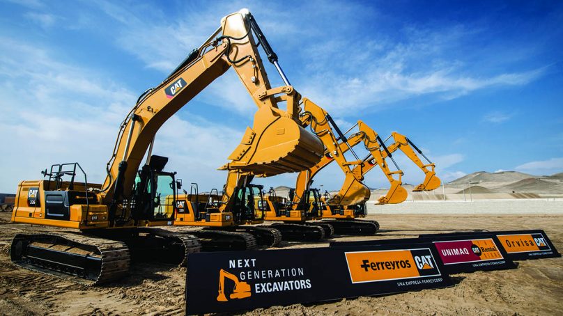 Nueva generación de excavadoras CAT, la serie Next Gen, llegó al Perú