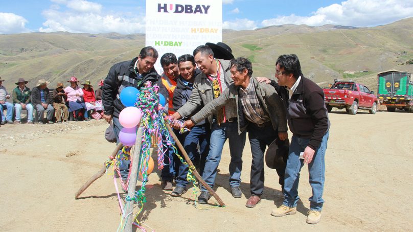 Comunidad de Uchucarcco y minera Hudbay Perú inauguran trocha carrozable