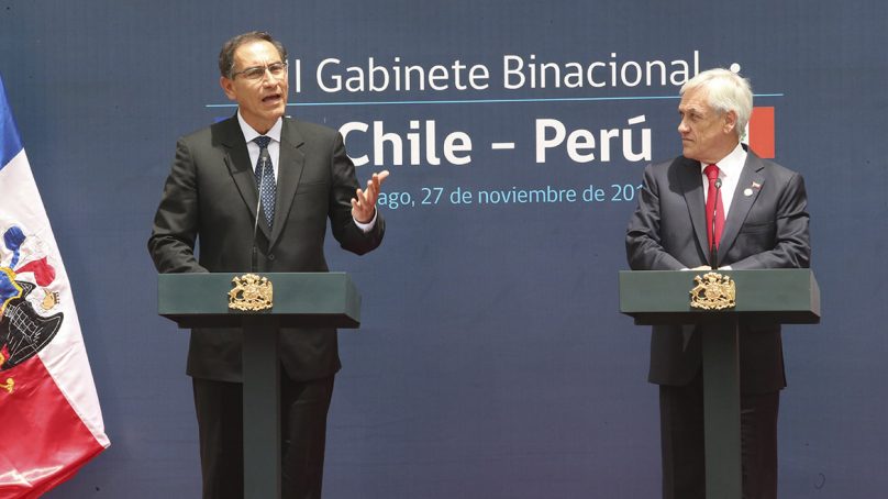 Presidente Vizcarra: “Perú y Chile deben articular mejor sus acciones contra los efectos del cambio climático”