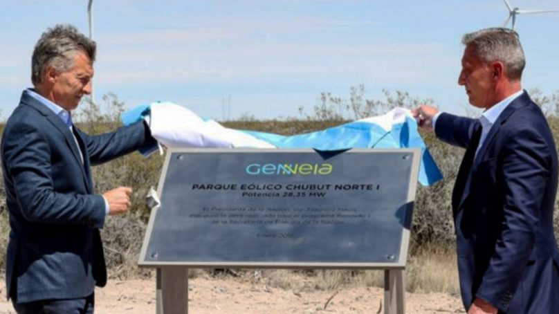 Energía eólica sopla fuerte en Argentina: Inauguran nueva central en Chubut