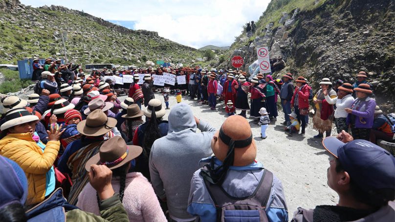 Las Bambas otra vez sin salida: Nuevo bloqueo