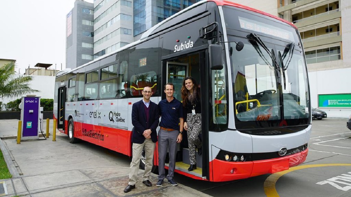 Enel X Perú trae bus eléctrico para el transporte público en Lima