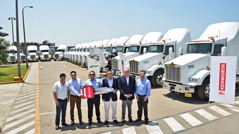 Wari Services adquirió 55 tractocamiones Kenworth modelo T800